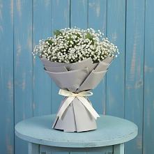 Букет цветов из:  Гипсофила в Свече