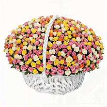 Премиум букет из: Розы в Свече