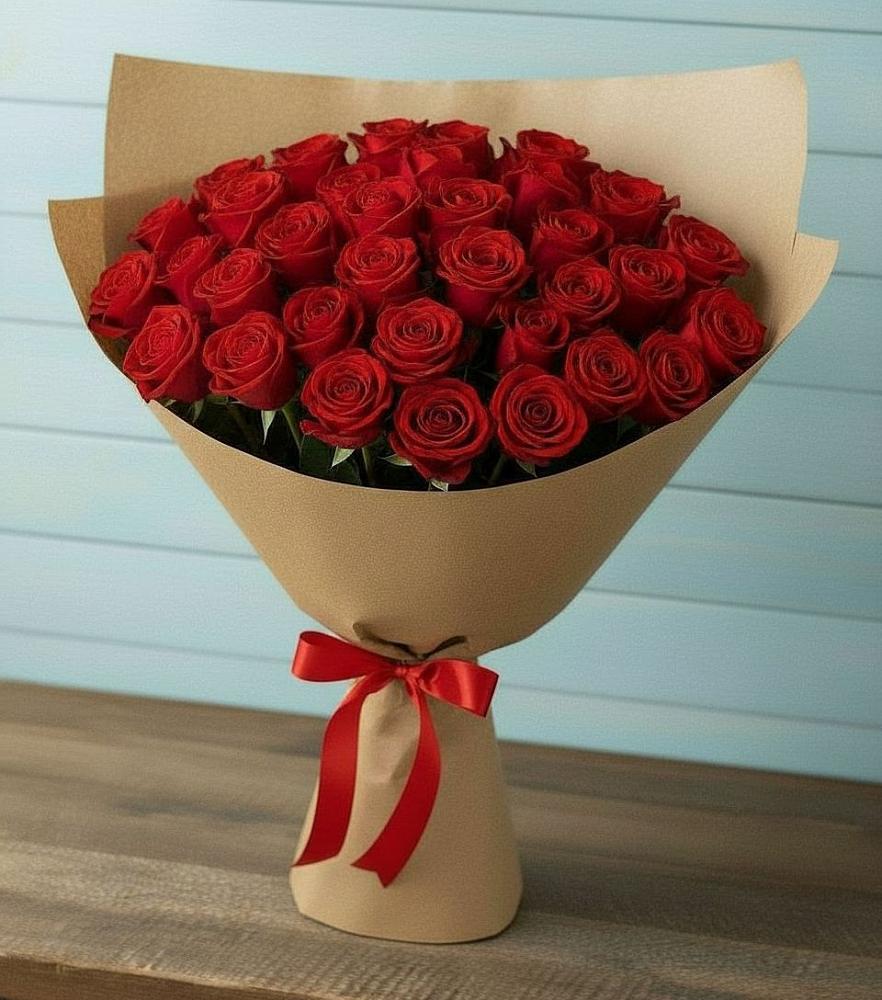 Букет Красные розы Милано в Свече