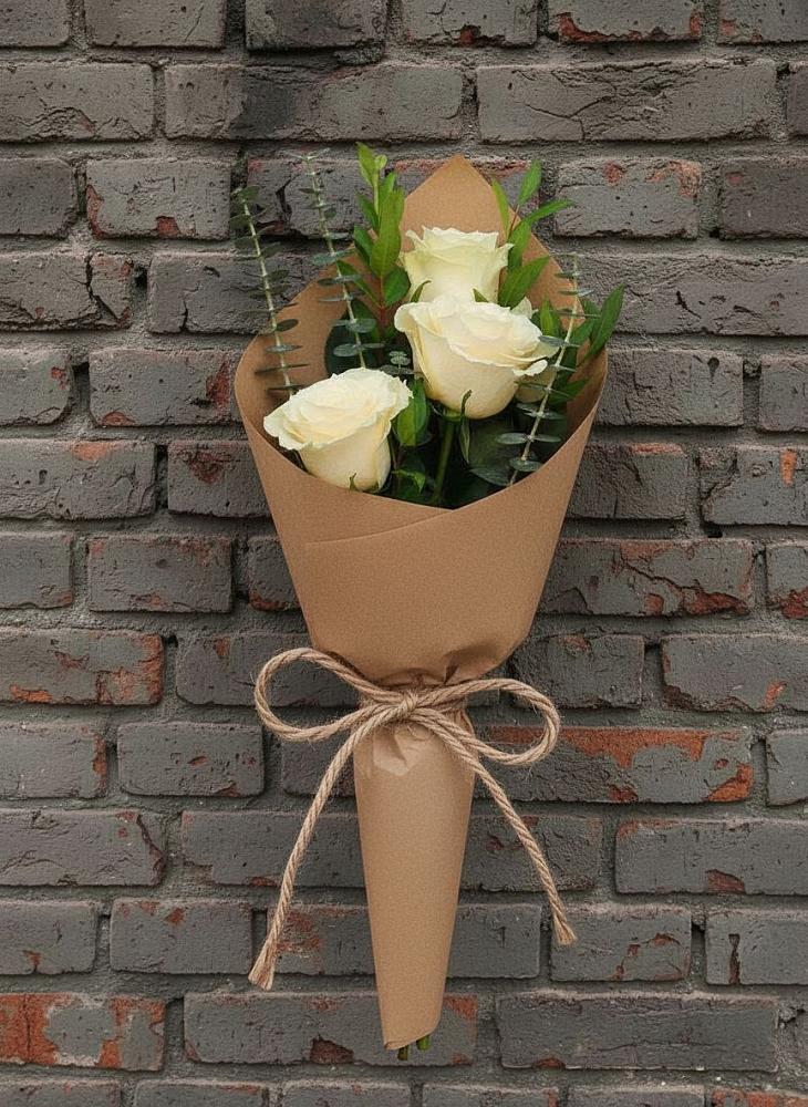 Букет цветов из: Розы в Свече