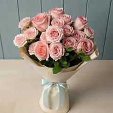 Букет Розовый шарм в Свече