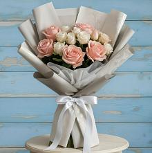 Букет цветов из:  Розы #REPLACE_PRED# Свече