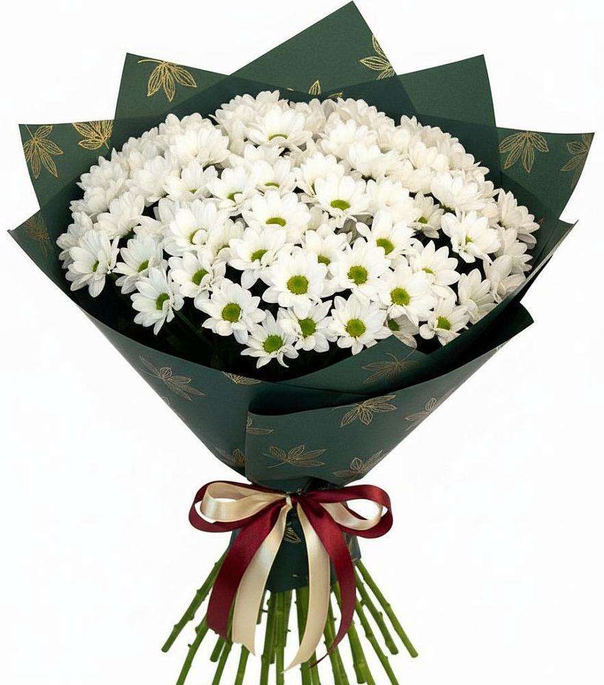 Букет цветов из: Хризантемы в Свече