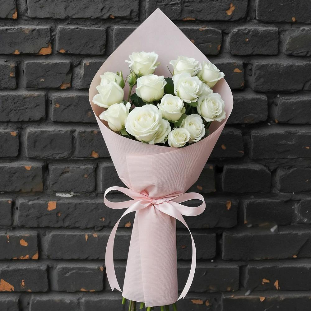 Букет цветов из: Розы в Свече